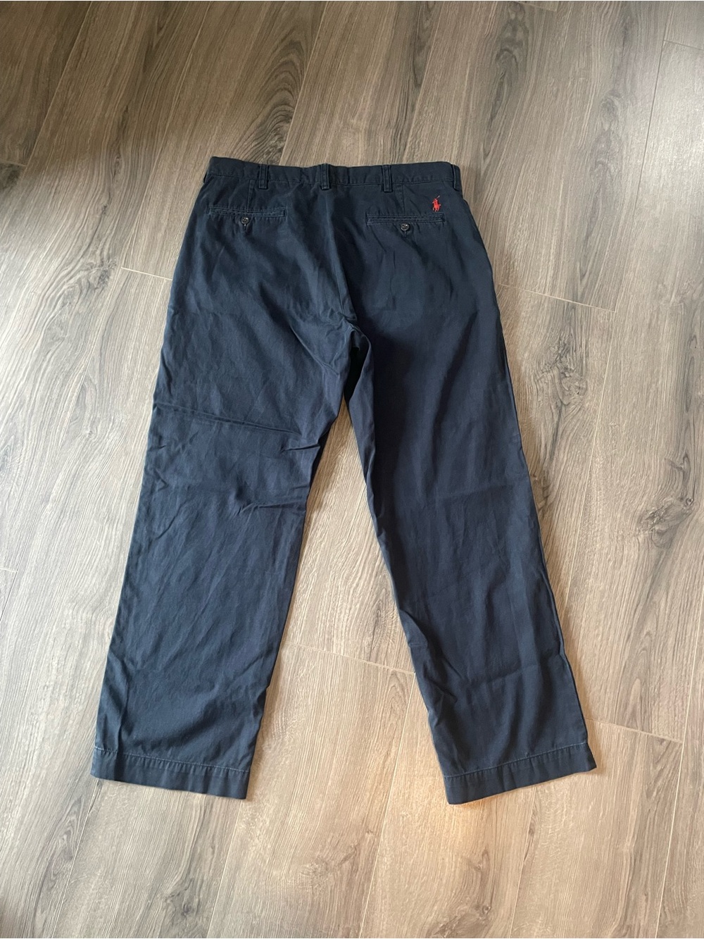 Polo Ralph Lauren Preston Pants Men’s 35x30 Navy Flat Front Cotton Chinos
